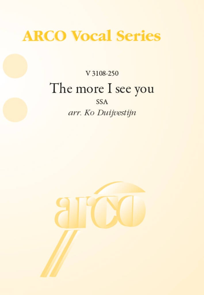 The more I see you